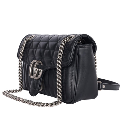 Calfskin Matelasse Aria GG Marmont Shoulder Bag
