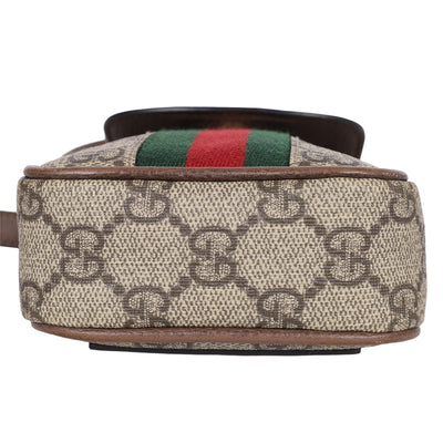 GG Supreme Monogram Web Ophidia Phone Crossbody