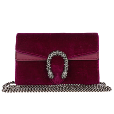 Dionysus Bag Velvet Super Mini