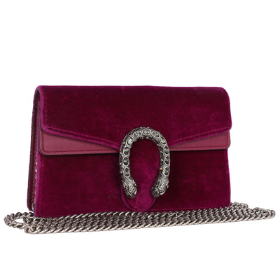 Dionysus Bag Velvet Super Mini