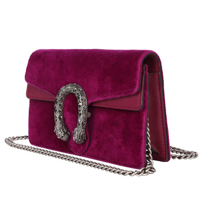 Dionysus Bag Velvet Super Mini