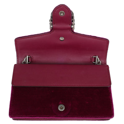 Dionysus Bag Velvet Super Mini