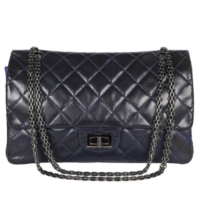 Patent Quilted 2.55 Reissue Double Flap