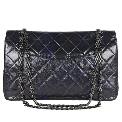 Patent Quilted 2.55 Reissue Double Flap
