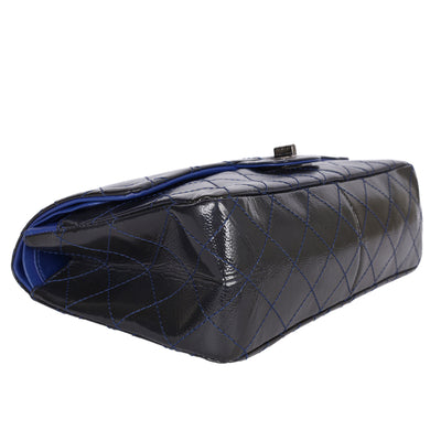 Patent Quilted 2.55 Reissue Double Flap
