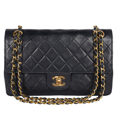 Lambskin Quilted Medium Double Flap