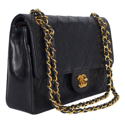 Lambskin Quilted Medium Double Flap
