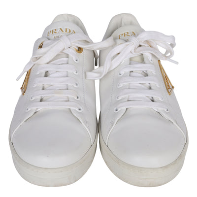 Downtown Bold Leather Low-Top Sneakers