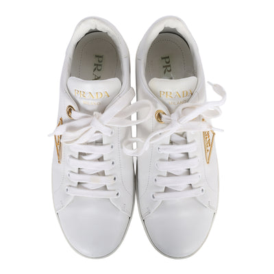 Downtown Bold Leather Low-Top Sneakers