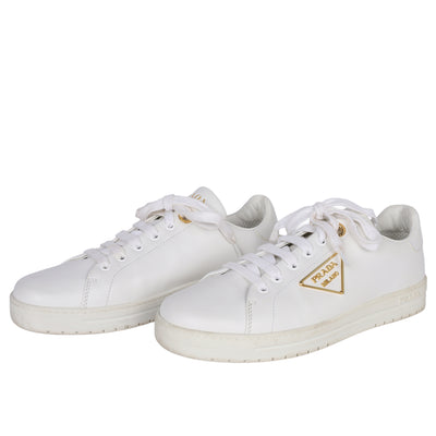 Downtown Bold Leather Low-Top Sneakers