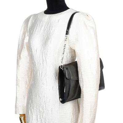 Electric Epi Leather Lena Clutch Shoulder Bag