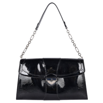 Electric Epi Leather Lena Clutch Shoulder Bag