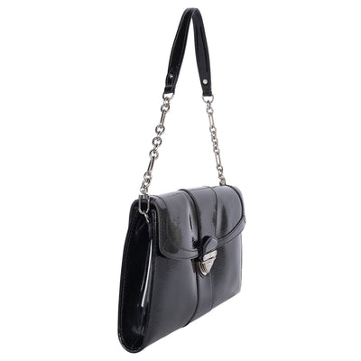 Electric Epi Leather Lena Clutch Shoulder Bag