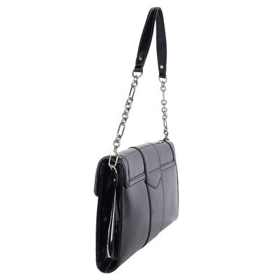 Electric Epi Leather Lena Clutch Shoulder Bag