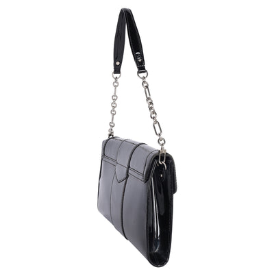 Electric Epi Leather Lena Clutch Shoulder Bag