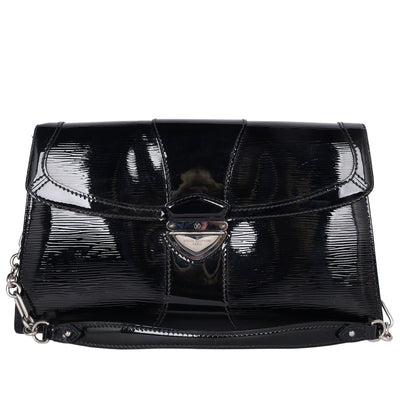 Electric Epi Leather Lena Clutch Shoulder Bag