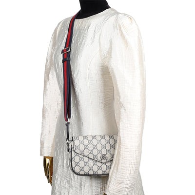 GG Supreme Monogram Texturred Dollar Ophidia Bag