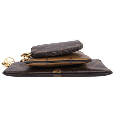 Reverse Monogram Giant Trio Pouch