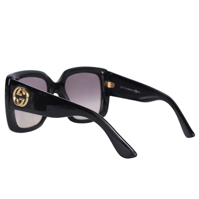 Acetate Square Frame Sunglasses GG3814S Black