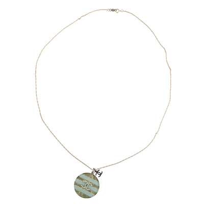 CC Gold Resin Necklace
