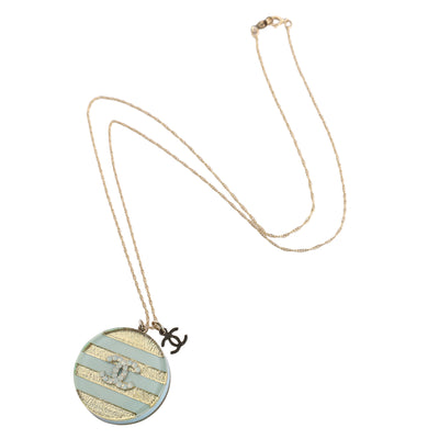 CC Gold Resin Necklace
