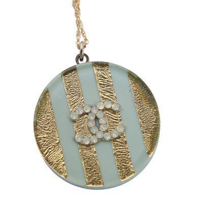 CC Gold Resin Necklace