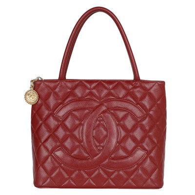 Caviar Quilted Medallion Tote