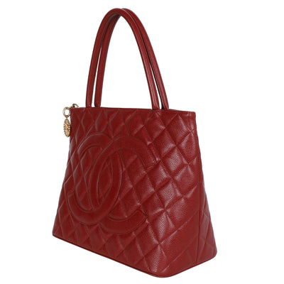 Caviar Quilted Medallion Tote