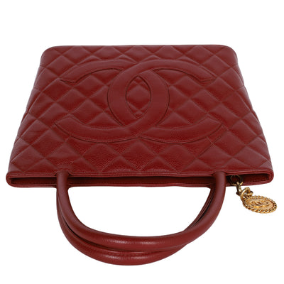 Caviar Quilted Medallion Tote