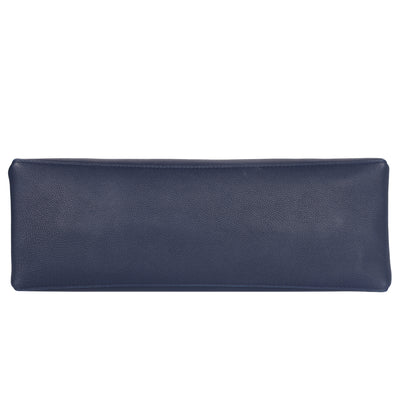 Grained Calfskin Lockme Shopper Blue