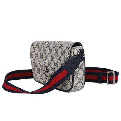 GG Supreme Monogram Texturred Dollar Ophidia Bag