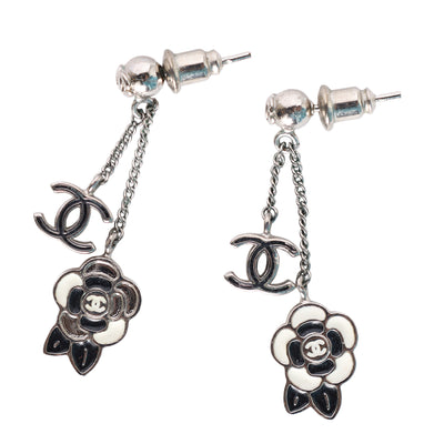 Resin Flower Pierced Earrings
