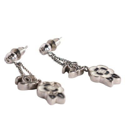 Resin Flower Pierced Earrings