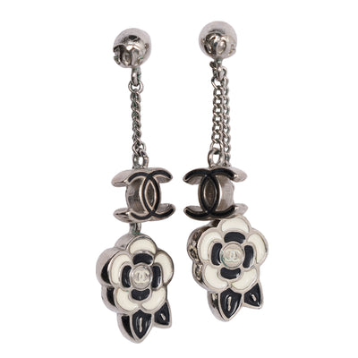Resin Flower Pierced Earrings