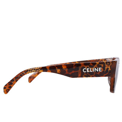 Acetate Square Sunglasses CL40197U Leopard Havana