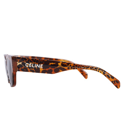 Acetate Square Sunglasses CL40197U Leopard Havana