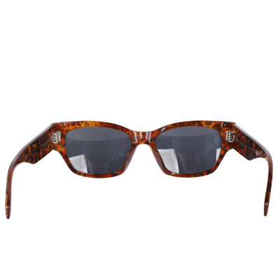 Acetate Square Sunglasses CL40197U Leopard Havana