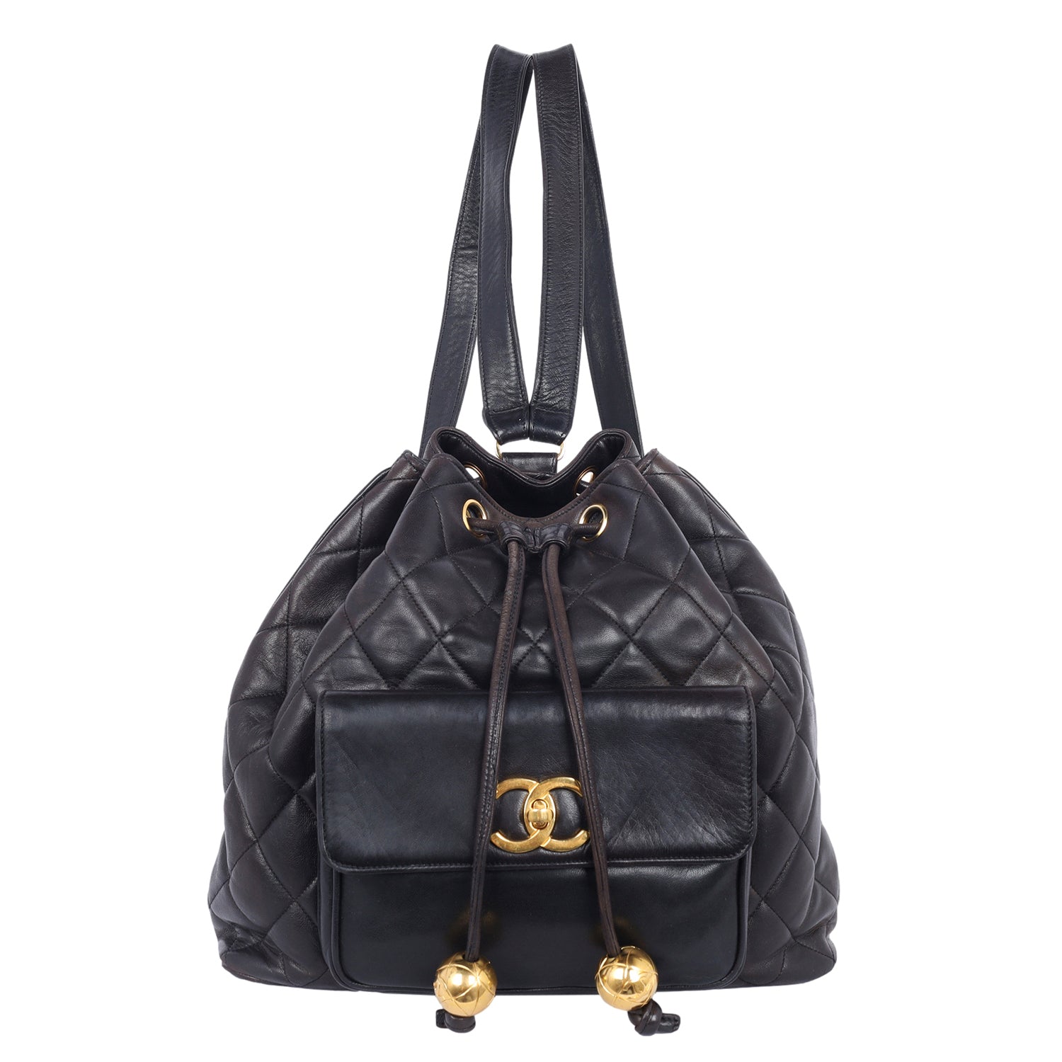 chanel black leather backpack Duma Quilted Lambskin Mini Chanel Cruise Backpack - Couture