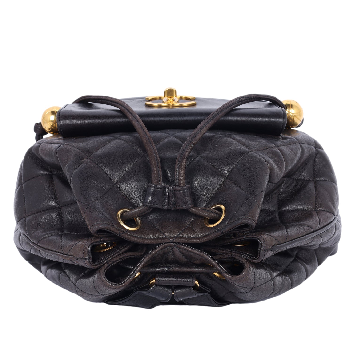 Chanel Quilted Lambskin Drawstring Backpack – The Lady Bag