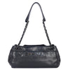Lambskin Lax Accordion Hobo Black