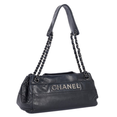 Lambskin Lax Accordion Hobo Black