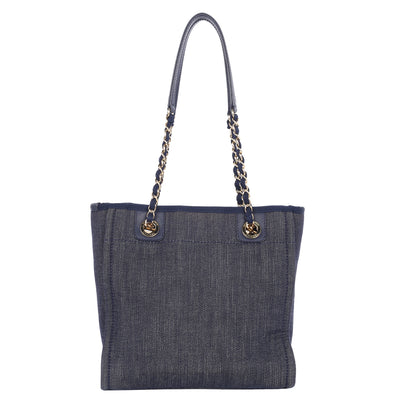 Deauville Denim Mini Tote Blue