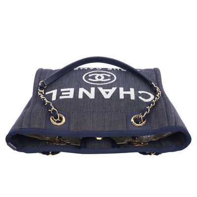 Deauville Denim Mini Tote Blue