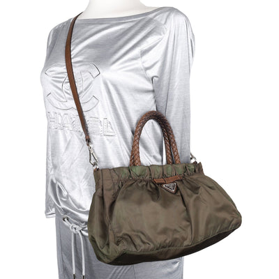 Bow Tessuto Nylon Bag