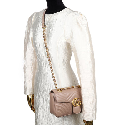 Calfskin Matelasse GG Marmont Shoulder Bag