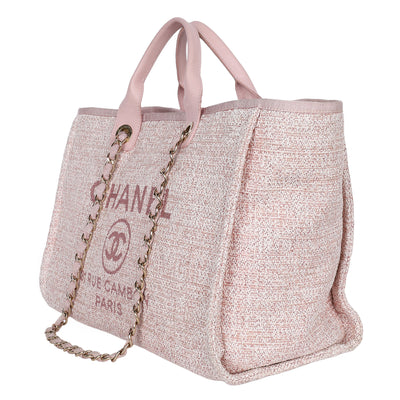 Deauville Tote Raffia with Glitter Large