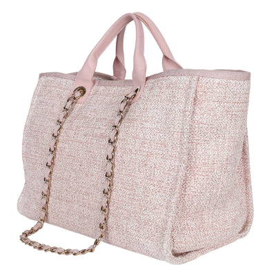 Deauville Tote Raffia with Glitter Large