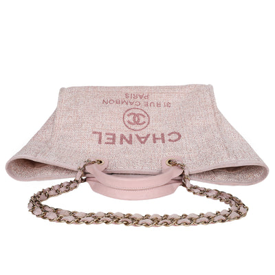 Deauville Tote Raffia with Glitter Large