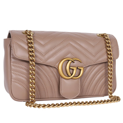 Calfskin Matelasse GG Marmont Shoulder Bag