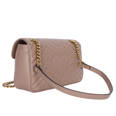Calfskin Matelasse GG Marmont Shoulder Bag